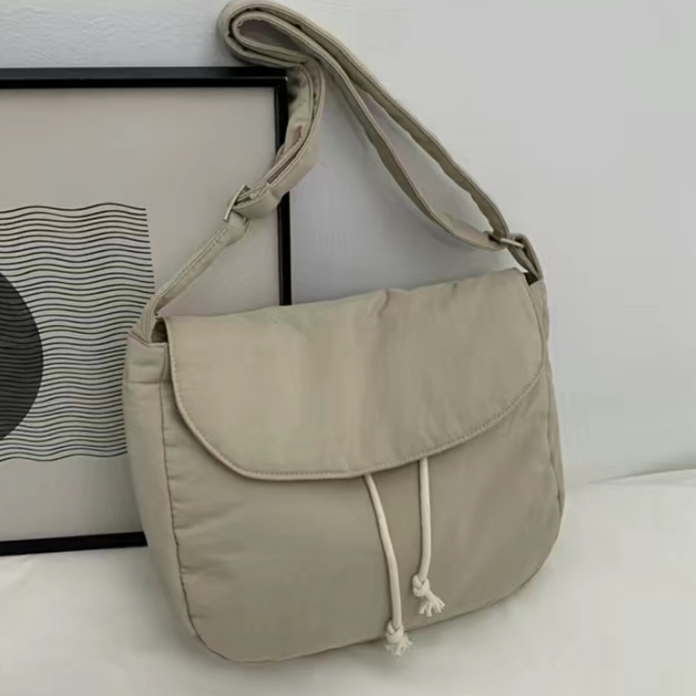 Perfect Size Canvas Crossbody in Cream